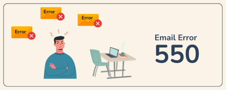 Causes of Email Error 550