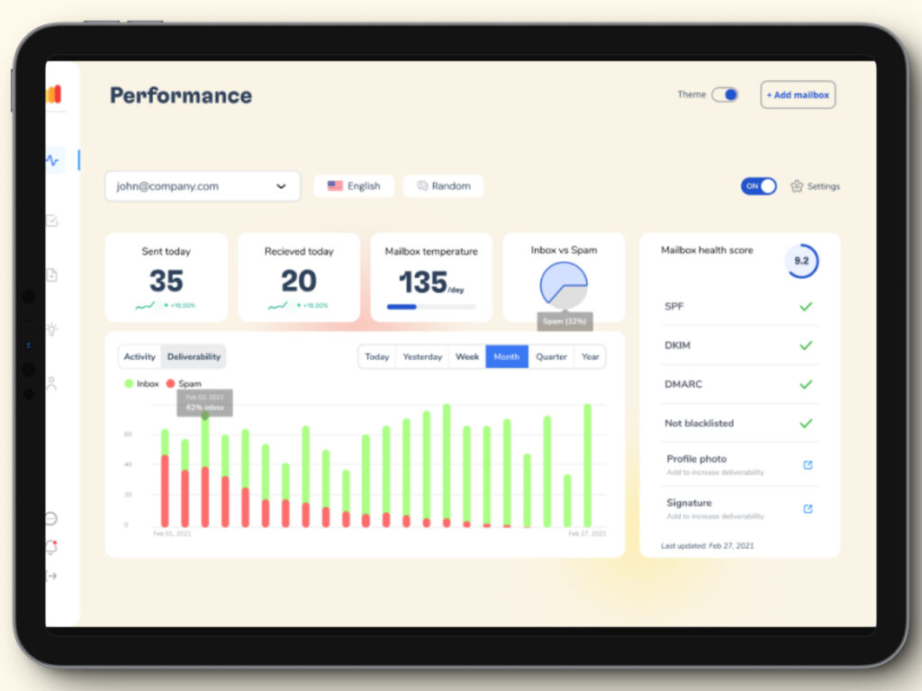 email deliverability tools