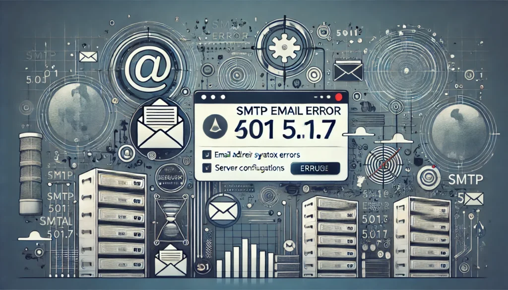 SMTP 501 5.1.7