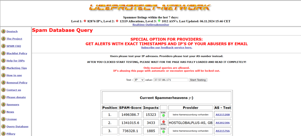 uceprotectl2 blacklist removal