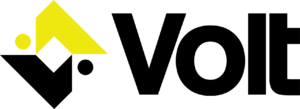 Yellow triangular shape and dot next to black text ATELIER, with smaller text below reading ARCHITECTS & PLANNERS. The logo features a minimalist, geometric design.